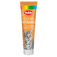 Мультивітамінна паста з таурином для кошенят MultiVitamin Paste Kitten Nobby