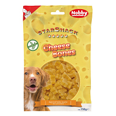 Безглютенові ласощі без цукру для собак Сирні Кісточки Nobby StarSnack Gluten Free Cheese Bones