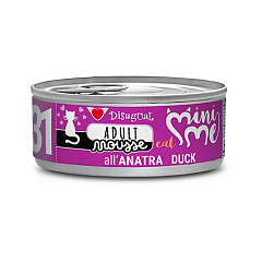 Безглютеновий консервований корм для котів Мус з Качки Disugual Mini Me Mousse Cat 96% Protein Duck