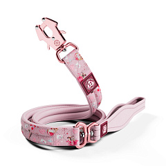 Посилений антисплутуючийся повідець для собак із ривковим замком BullyBillows Combat Lead Edition Love