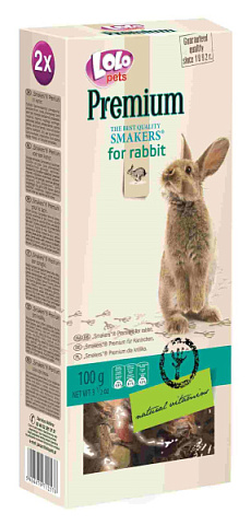 Лакомства для кроликов Злаковая смесь LoLo Pets Smakers Premium Rabbit