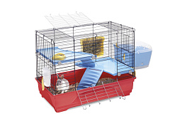 Двухэтажная клетка для морской свинки с террасой, миской и поилкой Imac Benny 80 Двухэтажная клетка для морской свинки с террасой, миской и поилкой Imac Benny 80