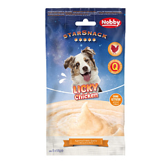 Беззернові ласощі для собак Крем з Курки Nobby StarSnack Licky Chicken Treat Cream Беззернові ласощі для собак Крем з Курки Nobby StarSnack Licky Chicken Treat Cream
