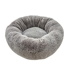 Антиковзка кругла тепла лежанка Пончик для собак та котів Kada Donut Nobby