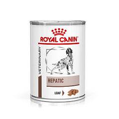 Лечебная консерва для взрослых собак при заболеваниях печени Royal Canin Veterinary Hepatic Loaf