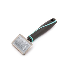 Пуходерка с защитными капельками для собак и котов Imac Slicker Brush Soft