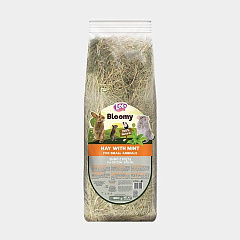Сіно для гризунів та кроликів з М'ятою LoLo Pets Bloomy Small Animals Hay & Mint