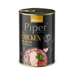 Безглютенова консерва для собак з Курячими Серцями та Шпинатом Dolina Noteci Piper Gluten Free Chicken Hearts & Spinach Безглютенова консерва для собак з Курячими Серцями та Шпинатом Dolina Noteci Piper Gluten Free Chicken Hearts & Spinach