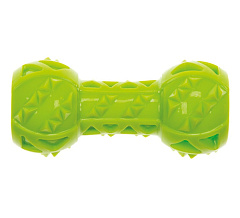 Игрушка для лакомств собак Жевательная Гантель с пищалкой Imac 3 in 1 TPR Dumbbell