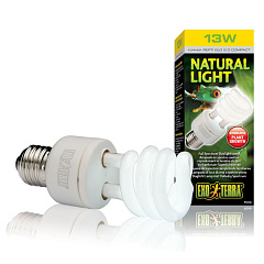 Люмінесцентна лампа денного світла для рослин та рептилій Exo Terra Natural Light 13W Люмінесцентна лампа денного світла для рослин та рептилій Exo Terra Natural Light 13W