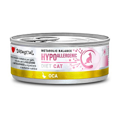 Влажный лечебный корм для котов при аллергии Паштет из Гуся Disugual Metabolic Balance Diet Cat Hypoallergenic Goose