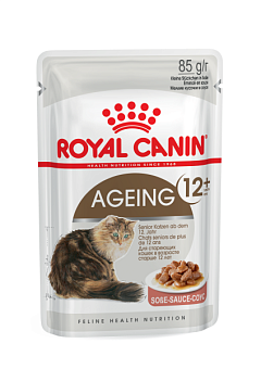 Вологий корм у соусі для літніх кішок віком від 12 років Royal Canin Ageing 12+ Gravy Вологий корм у соусі для літніх кішок віком від 12 років Royal Canin Ageing 12+ Gravy
