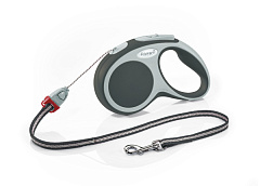 Поводок-рулетка для собак маленьких пород весом до 12 кг Flexi Vario S Cord трос 5 m