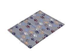 Охлаждающий коврик для собак и котов Серые лапки Lissi Grey Cooling Mat Nobby