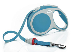 Поводок-рулетка для собак средних пород весом до 25 кг Flexi Vario M Tape лента 5 m