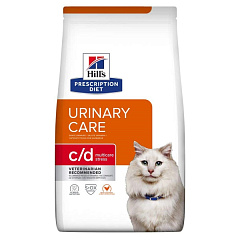 Сухий лікувальний корм з куркою для кішок при стресових захворюваннях сечовидільної системи Hill's Prescription Diet c/d Multicare Stress Urinary