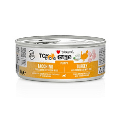 Безглютенова консерва для цуценят маленьких порід Індичка з Прошутто та Рисом Disugual TOYDog Cubes 92% Puppy Turkey, Cooked Ham & Rice Безглютенова консерва для цуценят маленьких порід Індичка з Прошутто та Рисом Disugual TOYDog Cubes 92% Puppy Turkey, Cooked Ham & Rice