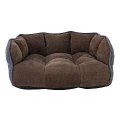 Антиковзкий диван для собак та котів Шеніл Miku Sofa Nobby