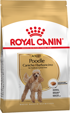 Сухой корм для собак породы Пудель от 10 месяцев Royal Canin Poodle Adult 