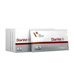Таблетки для собак и котов при острой или тяжелой диарее VetExpert DiarVet Dogs & Cats
