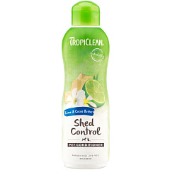 Кондиционер с лаймом и какао-маслом для уменьшения линьки собак и котов TropiClean Conditioner Shed Control Lime & Cocoa Butter Кондиционер с лаймом и какао-маслом для уменьшения линьки собак и котов TropiClean Conditioner Shed Control Lime & Cocoa Butter