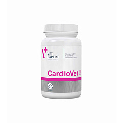 Комплексна добавка для дорослих собак із захворюваннями серця VetExpert CardioVet Комплексна добавка для дорослих собак із захворюваннями серця VetExpert CardioVet