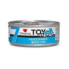 Беззернова консерва для собак маленьких порід Паштет з Білої Риби Disugual TOYDog MonoProtein 96% White Fish Беззернова консерва для собак маленьких порід Паштет з Білої Риби Disugual TOYDog MonoProtein 96% White Fish
