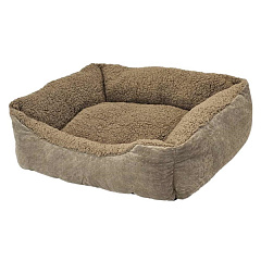 Антиковзкий плюшевий лежак для собак Teddy Bed Nobby