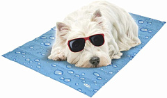 Охлаждающий коврик для собак и кошек Голубые капли Bubble Blue Cooling Mat Nobby