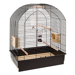 Клетка для волнистых попугаев с диспенсером, кормушкой и купалкой Greta Ferplast