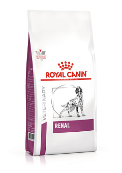 Сухий лікувальний корм для собак при захворюваннях нирок Royal Canin Veterinary Renal Сухий лікувальний корм для собак при захворюваннях нирок Royal Canin Veterinary Renal