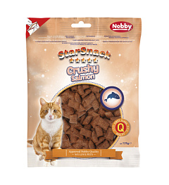 Лакомство для кошек Подушечки с Лососем, Таурином и Витаминами Nobby StarSnack Cat Crushy Salmon