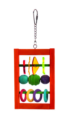 Іграшка для папуг Дерев'яна Рахівниця Imac Elegno Іграшка для папуг Дерев'яна Рахівниця Imac Elegno