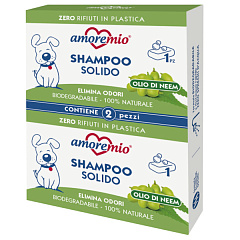 Мило для собак Олія Німу Amoremio Solid Shampoo Neem Oil