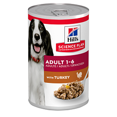 Консерва з індичкою для собак віком від 1 до 6 років Hill's Science Plan Adult Turkey