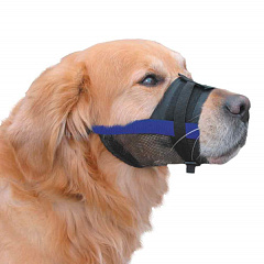 Ветеринарний нейлоновий регульований намордник для собак Adjustable Muzzle Color Nobby