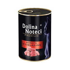 Безглютенова консерва для котів з Телятиною Dolina Noteci Premium Cat Adult Veal