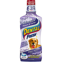 Рідина від зубного нальоту та запаху з пащі собак та котів SynergyLabs Dental Fresh Advanced Cat & Dog Рідина від зубного нальоту та запаху з пащі собак та котів SynergyLabs Dental Fresh Advanced Cat & Dog