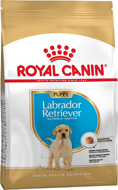 Сухой корм для щенков породы Лабрадор до 15 месяцев Royal Canin Labrador Retriever Puppy