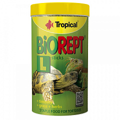 Полноценный корм в виде палочек для сухопутных черепах Tropical Biorept L Sticks