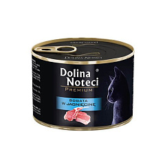 Безглютенова консерва для котів з Ягням Dolina Noteci Premium Cat Adult Lamb