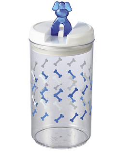 Банка для лакомств и снеков пластиковая для собак Flip Dog Nobby Банка для лакомств и снеков пластиковая для собак Flip Dog Nobby