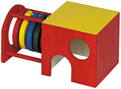 Дерев'яний будиночок з тунелем для хом'яка Many Nobby