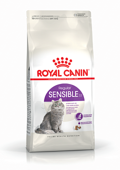 Сухой корм для кошек с чувствительной пищеварительной системой в возрасте с 1 года до 7 лет Royal Canin Sensible