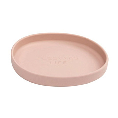 Силіконова миска для комфорту вусів котів Ніжний Рум'янець FuzzYard Life Flat Silicone Cat Feeder Soft Blush