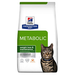 Сухой лечебный диетический корм с курицей для котов при ожирении Hill's Prescription Diet Metabolic Сухой лечебный диетический корм с курицей для котов при ожирении Hill's Prescription Diet Metabolic