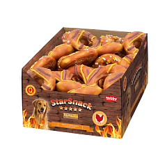 Жувальні ласощі для собак Різдвяний Пончик з В'яленої Курки Nobby Xmas StarSnack Donut Mix