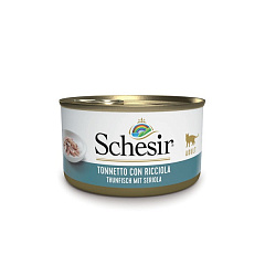 Консерва для котів віком від 1 року Тунець з Жовтохвістом у желе Schesir Adult Cat Tuna & Yellow Tail in Jelly Консерва для котів віком від 1 року Тунець з Жовтохвістом у желе Schesir Adult Cat Tuna & Yellow Tail in Jelly