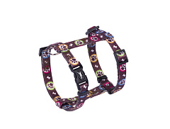 Анатомическая мягкая шлейка для щенков и маленьких собак Paw H-shaped Harness Nobby