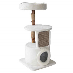 Когтеточка для кота Кошачье дерево с домиком, дряпкой и лежаком Jonte Cat Tree Nobby